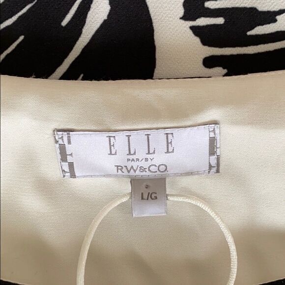 NWT Elle by RW & Co Black & White Sheath Dress - Picture 9 of 9